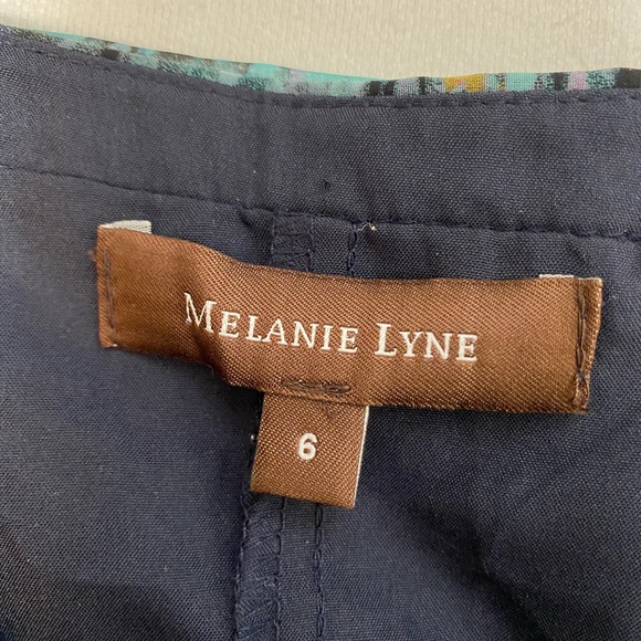 🍁Melanie Lyne Elegant Multicolor Maxi Skirt, size 6 - Picture 3 of 13